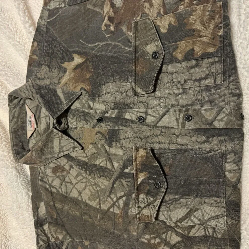 Vintage Redhead Shirt‎ Mens 2XL Realtree Hardwoods Camo Outdoor Hunting USA Made - Picture 6 of 6